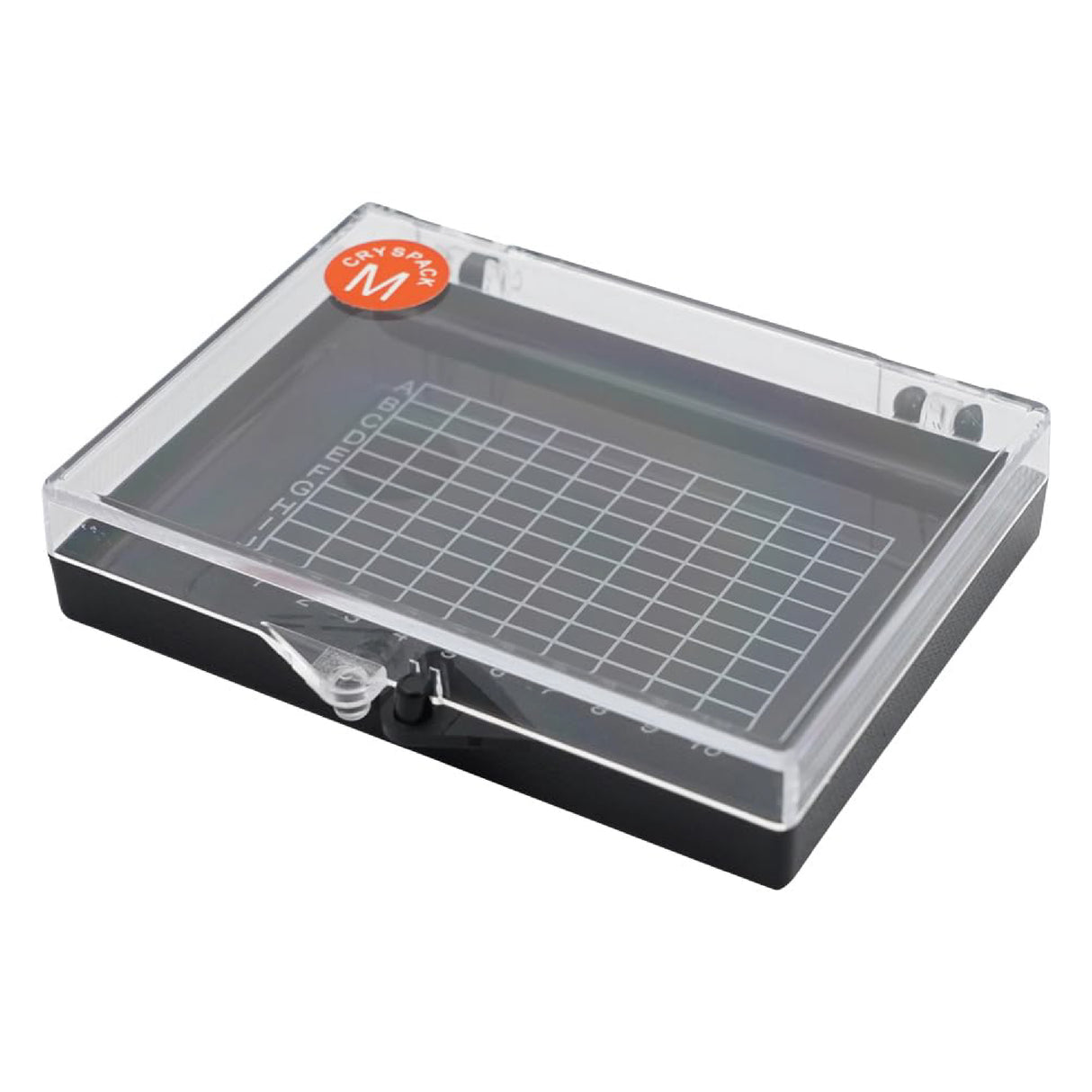 GelBox CPKS5510 precision parts storage case, 55x55x10mm, 3x3mm grid, ABS body, conductive PS lid