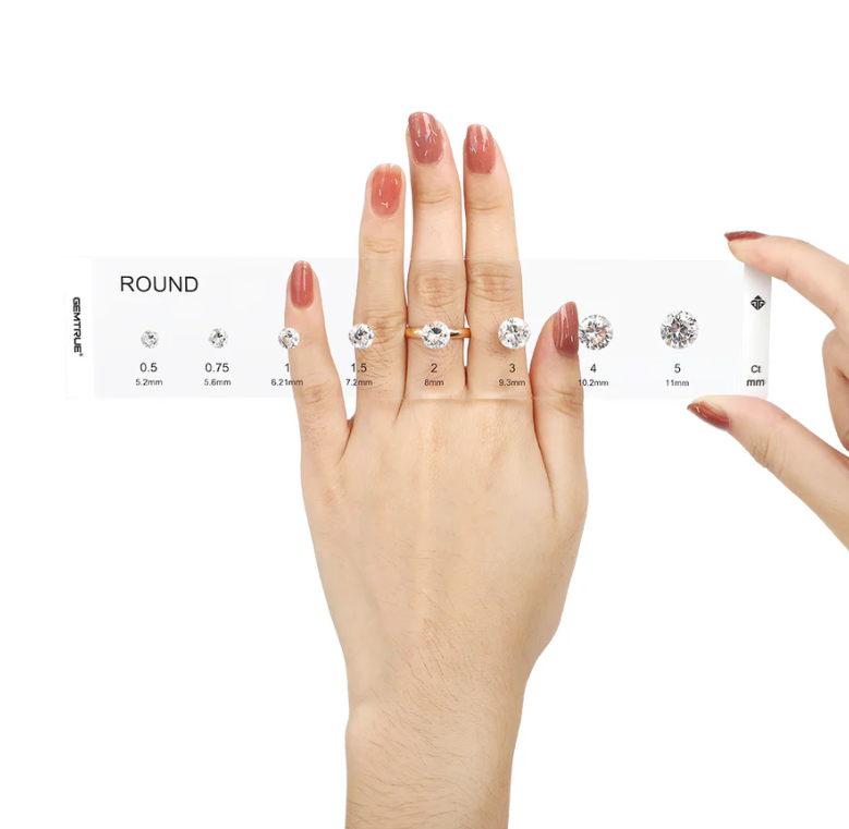diamond selector kit for jewelers with cubic zirconia stones