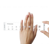diamond carat size comparison chart tool for jewelers