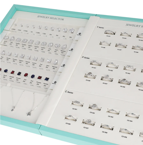 Professional jewelry design kit for custom ring and necklace visualization