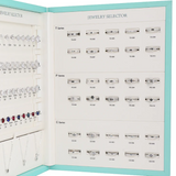 Jewelry design kit featuring halo and classic earring settings