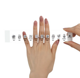 Luxury jewelry consultation kit for bespoke ring and diamond visualization