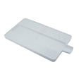 Large diamond sorting tray 7x4 inch with spout black and white
