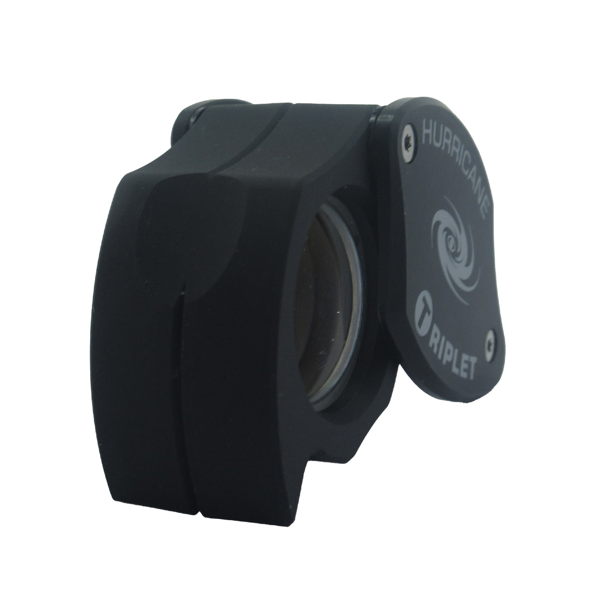 Hurricane Pro black aluminium 10x gemological loupe