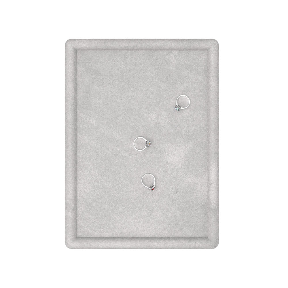 Velvet display tray highlighting diamond jewellery sparkle