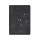 Jewellery display tray for diamonds, rings, and earrings in black velvet