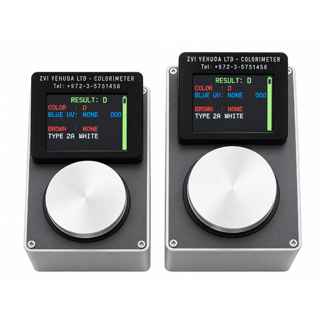 ZVI Yehuda rough diamond colorimeter F-50 and F-1000 models