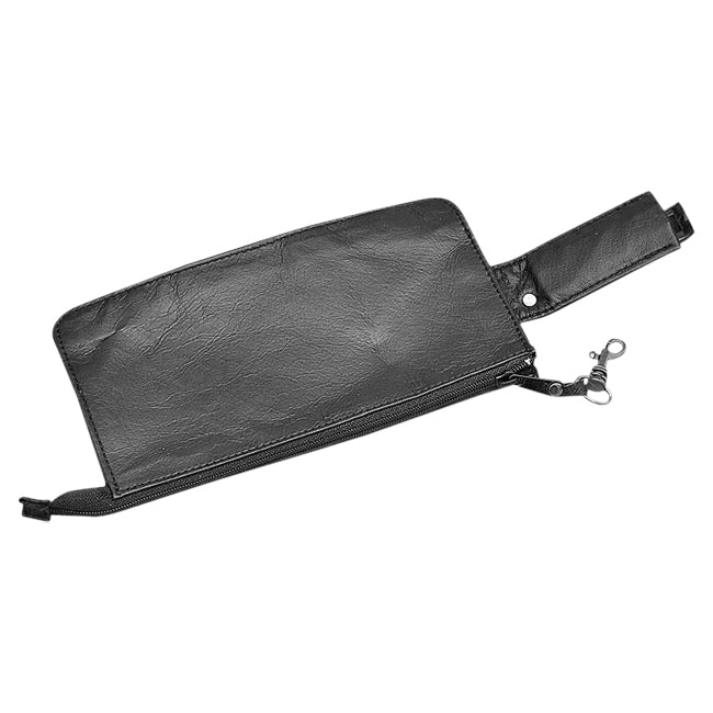 Leather Pouch With Clip for Belt