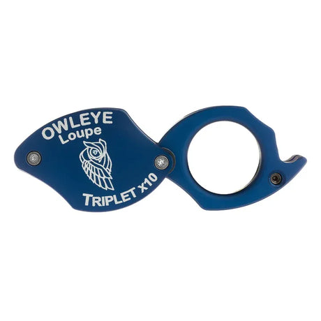 Premium 10x jeweler’s loupe available in black blue and green