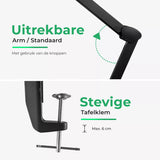 SBR Professional Black Daylight Lamp — 45W LED desk lamp for jewelers and precision work. Extras explained.