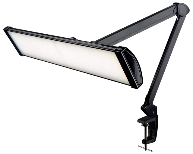 SBR Professional Black Daylight Lamp — 45W LED desk lamp for jewelers and precision work.
