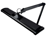 SBR Professional Black Daylight Lamp — 45W LED desk lamp for jewelers and precision work. Top view.