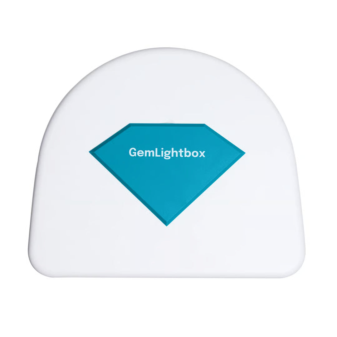 GemLightbox Pro smartphone jewelry photography lightbox with dual turntables for rings, necklaces, earrings, and gemstones