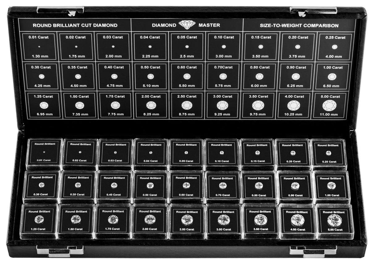 Set With 27 Individual Stones Brilliant Cut from 0.01 - 5CT